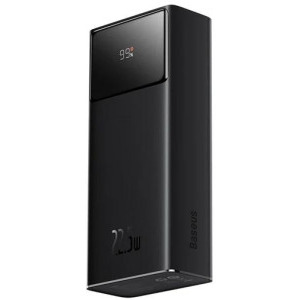 Baseus EnerFill FP41, 30000 mAh, 2x USB, 1x USB-C, 22.5 W, Display, Black