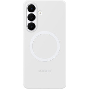 Samsung Capac protectie spate Silicon Magnet White pentru Galaxy S26 Plus