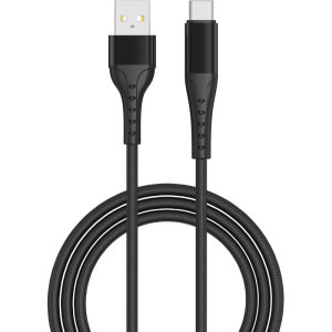 Lemontti USB Male la USB-C Male, 1.2m, Black