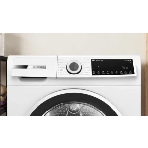 Bosch WQJ24200BY, Pompa de caldura, 9 kg, Clasa D, AutoDry, Smart Dry, Home Connect, Alb