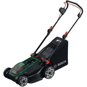Bosch Masina de tuns iarba cu acumulator ROTAK18V2-43, 18 V, latime taiere 43 cm, inaltime taiere 30-75 mm, 6 trepte de taiere, sac colector 50 L