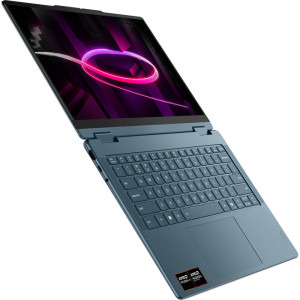Lenovo 14'' Yoga 7 2-in-1 14AGP11, WUXGA OLED Touch, Procesor AMD Ryzen™ AI 7 445 (8M Cache, up to 4.6 GHz), 32GB LPDDR5X, 1TB SSD, AMD Radeon 840M, Win 11 Pro, Tidal Teal, 3Yr Onsite Premium Care