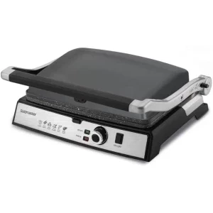 Goldmaster Gratar electric TostMix GM-7450AN, 2000W, Negru/Argintiu