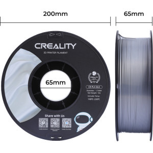 CREALITY Filament CR-Silk PLA, Silver, 1 kg