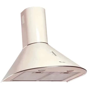 Tornado decorativa Violla 750, Putere de absorbtie 750 m3/h, 3 trepte, Clasa C, 50 cm, Crem