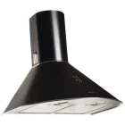 Hota Tornado decorativa Violla 750, Putere de absorbtie 750 m3/h, 3 trepte, Clasa C, 60 cm, Negru