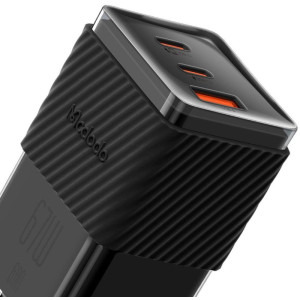 Mcdodo 1x USB, 2x USB-C, Fast Charge 67W, GaN5, Black