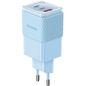 Mcdodo 1x USB, 2x USB-C, Fast Charge 67W, GaN5, Blue