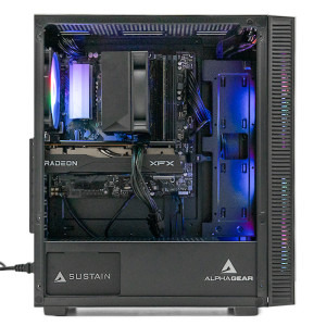 Gaming ZMEU Ultra Esports Edition, Intel i5-12400F 2.5GHz, 16GB DDR4, 500GB SSD, RX 9060 8GB GDDR6, Iluminare RGB