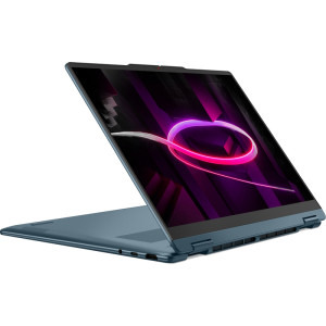 Lenovo 14'' Yoga 7 2-in-1 14AGP11, 2.8K OLED Touch 120Hz, Procesor AMD Ryzen™ AI 7 445 (8M Cache, up to 4.6 GHz), 32GB LPDDR5X, 1TB SSD, AMD Radeon 840M, No OS, Tidal Teal, 3Yr Onsite Premium Care