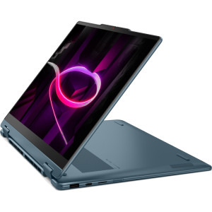 Lenovo 14'' Yoga 7 2-in-1 14AGP11, WUXGA OLED Touch, Procesor AMD Ryzen™ AI 7 445 (8M Cache, up to 4.6 GHz), 24GB LPDDR5X, 1TB SSD, AMD Radeon 840M, No OS, Tidal Teal, 3Yr Onsite Premium Care