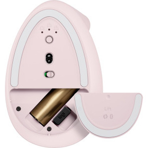 Logitech Lift Vertical Ergonomic, Wireless/Bluetooth, Pink