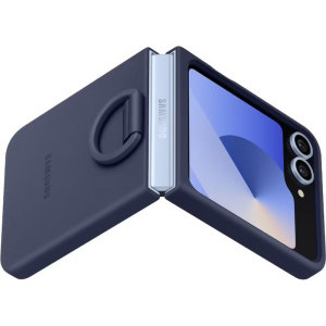 Samsung Capac protectie spate Silicon Flipsuit Navy pentru Galaxy Z Flip 6