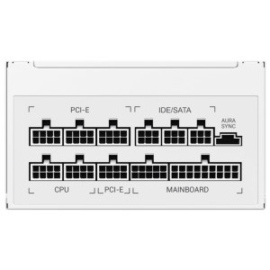 Gamemax RGB-Smart 850 PRO White, 80+ Gold, 850W