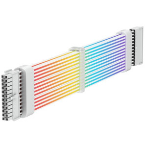 Gamemax Prelungitor cablu alimentare Motherboard ARGB White