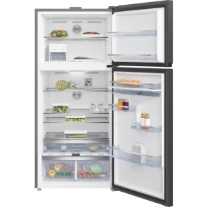 Beko RDNE650E40DZXBRN1, 630 L, Clasa E, No Frost, ProSmart Inverter, AeroFlow, EverFresh+, Dozator apa, Control electronic, 187 cm, Dark Inox