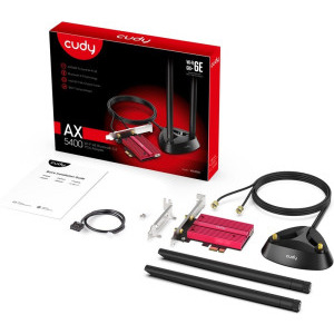 CUDY WE4000 Tri-Band WiFi 6E Bluetooth 5.3