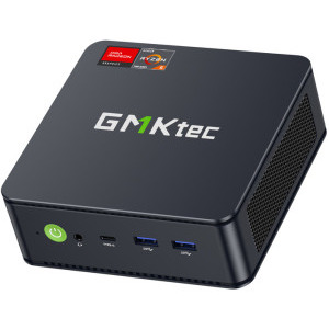 Mini PC GMKtec M6 Ultra, Procesor AMD Ryzen 5 7640HS 4.3GHz Phoenix, 32GB RAM, 1TB SSD, Radeon 760M, Windows 11 Pro