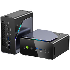 Mini PC GMKtec K12, Procesor AMD Ryzen 7 H255 3.8GHz Hawk Point, 32GB RAM, 1TB SSD, Radeon 780M, Windows 11 Pro