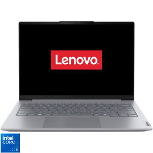 Laptop Lenovo 14 ThinkBook 14 G9 IRL, WUXGA IPS, Procesor Intel® Core™ 5 210H (12M Cache, up to 4.80 GHz), 16GB DDR5, 1TB SSD, Intel Graphics, No OS, Arctic Grey