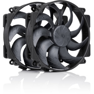 Noctua Set 2x NF-A14x25r G2 PWM Sx2-PP chromax.black 140mm
