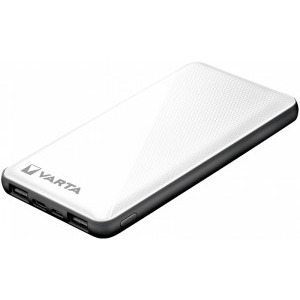 Varta Energy 10000 mAh, 1x USB-C, 2x USB, 15W, White
