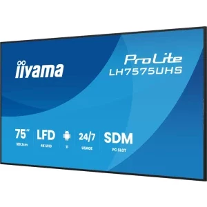 IIyama Smart ProLite LH7575UHS-B2AG 75 inch UHD IPS 8 ms 60 Hz
