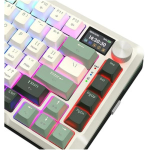 Redragon Flekact Pro TKL RGB White-Green Pink Switch Mecanica