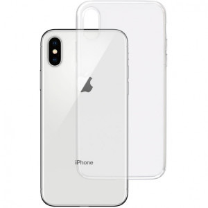 3MK Protectie pentru spate Clear Case pentru iPhone X/XS, culoarea Transparent