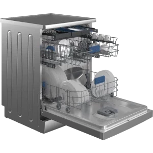 Beko BDFN26540XP, 15 seturi, 6 programe, Clasa C, ProSmart Inverter, PowerIntense, SelfDry, 60 cm, Inox