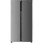 Frigider Side By Side Heinner HSBS-HM532NFINVXD, 532 L, Clasa D, Full No Frost, Inverter, Control electronic, Iluminare LED, 177 cm, Inox