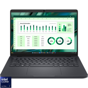 Laptop DELL 14 Pro Max 14 MC14250, FHD+, Procesor Intel® Core™ Ultra 7 265H (24M Cache, up to 5.30 GHz), 16GB LPCAMM LPDDR5X, 512GB SSD, RTX PRO 500 Blackwell 6GB, Linux, 3Yr ProSupport