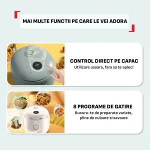 Tefal Multicooker Pop RK5354E0, 350W, 0.7L, Verde