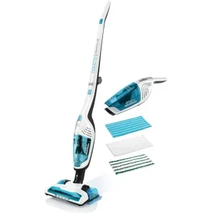 ETA Moneto II Aqua Plus 6453, vertical cu mop, 0.55L, Alb/Albastru