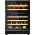 Hoover Vitrina vinuri incorporabila HWCB 60/N, 46 sticle, Clasa G, hOn, Control electronic, 81 cm, Negru