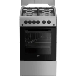 Beko FSGT52110DXON, Gaz, 4 arzatoare, Sistem de siguranta, Aprindere integrata, Grill, 50 cm, Inox