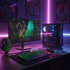 PC Gaming ZMEU Battle Pack RTX 5060 (include PC Gaming, Monitor Gaming, Mouse, Tastatura, Casti, Mouse pad)