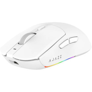 Ajazz AJ139 V2 MC RGB White + Charging Dock RGB