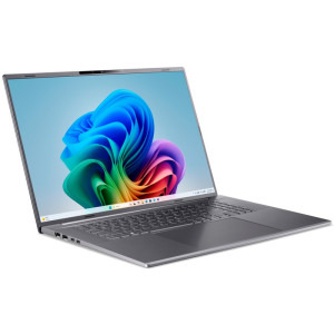 Acer 18'' Aspire 18 AI A18-I71M, WUXGA IPS 120Hz, Procesor Intel® Core™ Ultra 9 386H (18M Cache, up to 4.90 GHz), 16GB LPDDR5X, 512GB SSD, Intel Graphics, Win 11 Home, Steel Gray
