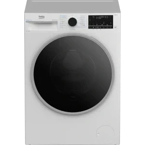 Beko B7WFU68418WB2 ES, 8 kg, 1400 RPM, Clasa A, ProSmart Inverter, EnergySpin, SteamCure, AquaWave, HomeWhiz, Alb