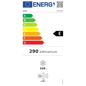 Haier HCE520E, 508 L, Clasa E, Low Frost, hOn, Control electronic, Alb
