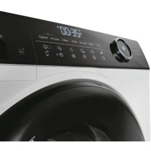 Haier HD90-A3959-S, Pompa de caldura, 9 kg, Clasa C, Inverter, I-Refresh, hOn, Alb