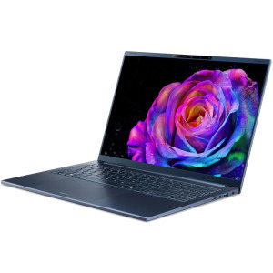 Acer 16'' Swift GO 16 AI SFG16-A71, WUXGA OLED, Procesor AMD Ryzen™ AI 5 430 (8M Cache, up to 4.50 GHz), 16GB LPDDR5X, 512GB SSD, AMD Radeon 840M, Win 11 Home, Steam Blue