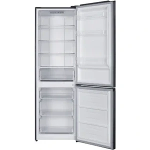 Heinner HCNF-HM400INVXE++, 400 L, Clasa E, Full No Frost, Dual Inverter, MaxStorage, Control electronic, 186 cm, Inox