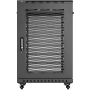 Lanberg FF01-6818-23B 18U, Stand alone, 600 x 800, Mesh door, Negru