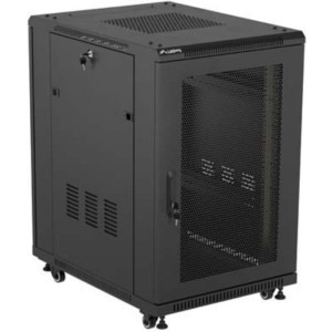 Lanberg FF01-6818-23B 18U, Stand alone, 600 x 800, Mesh door, Negru
