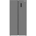 Frigider Side By Side Daewoo FRN-473ESS, 473 L, Clasa E, Total No Frost, Inverter, Control electronic, 177 cm, Inox