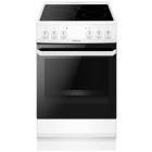 Aragaz Hansa FCCW56069, Electric, 4 zone de gatit, Autocuratare hidrolitica, Grill, Clasa A, 50 cm, Alb