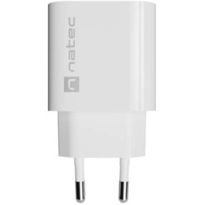 Natec Ribera, 1x USB-C, 20 W, White
