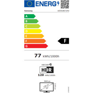Samsung Smart TV UE55U8072H Seria U8072H 138cm 4K UHD HDR
